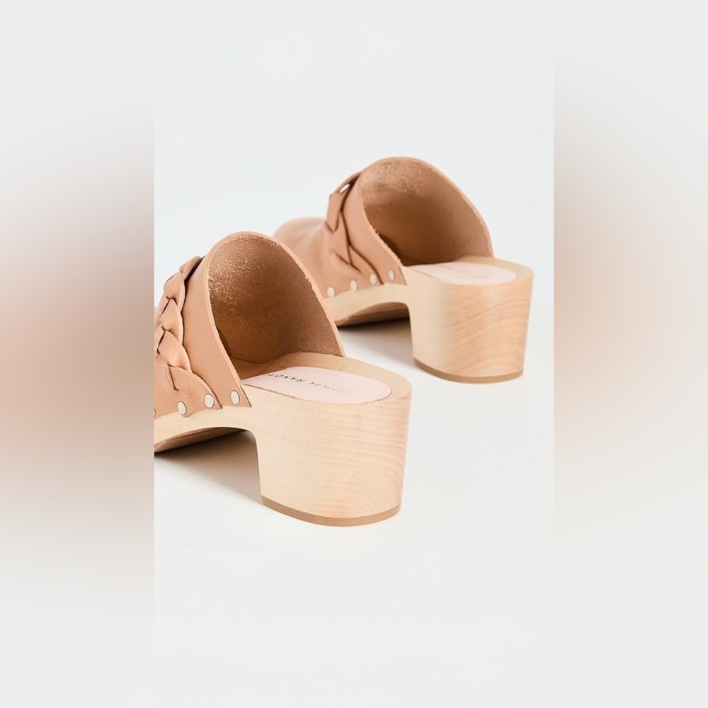 Loeffler Randall Lupa Mid Heel Leather Clog - Picture 2 of 9